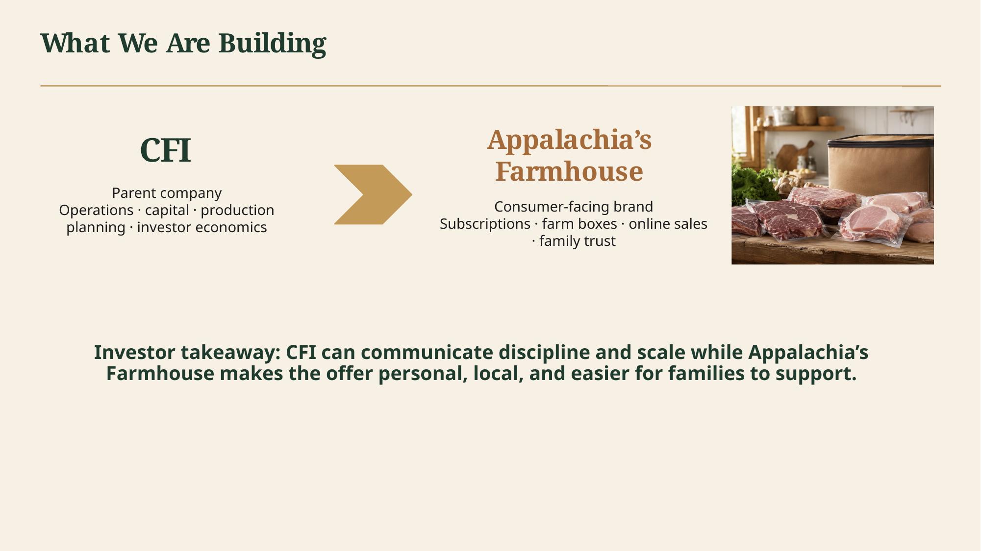 Investor pitch deck slide 2 of 19